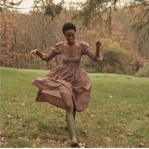 Doen Bijou Dress in Roseraie Floral - Picture 5 of 10